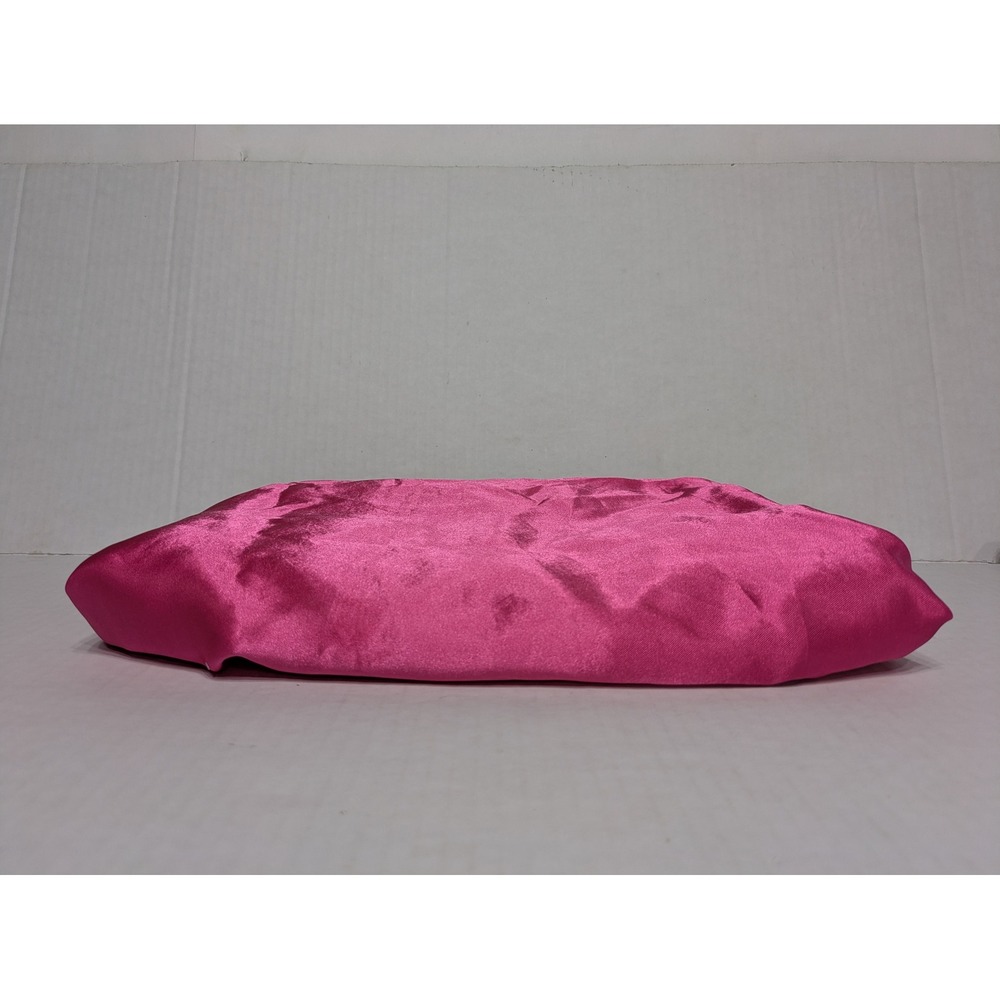 Satin Fabric Sheet Pink 100% Polyurethane Solid Color Crafting Sew Est 105"X177"